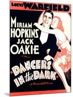 Dancers in The Dark, Jack Oakie, Miriam Hopkins, 1932-null-Mounted Art Print