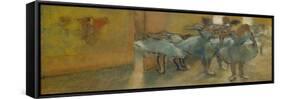 Dancers in the Foyer, about 1889-Edgar Degas-Framed Stretched Canvas