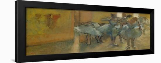 Dancers in the Foyer, about 1889-Edgar Degas-Framed Giclee Print