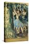 Dancers in the Scene; Danseuses En Scene, C. 1898-Edgar Degas-Stretched Canvas