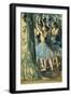 Dancers in the Scene-Edgar Degas-Framed Giclee Print