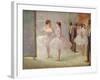 Dancers in the Wings at the Opera, C.1900-Jean Louis Forain-Framed Giclee Print