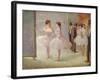 Dancers in the Wings at the Opera, C.1900-Jean Louis Forain-Framed Giclee Print