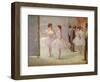 Dancers in the Wings at the Opera, C.1900-Jean Louis Forain-Framed Giclee Print