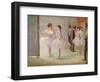 Dancers in the Wings at the Opera, C.1900-Jean Louis Forain-Framed Giclee Print