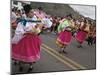 Dancers in Traditional Clothing at Carnival, Guaranda, Bolivar Province, Ecuador, South America-Robert Francis-Mounted Photographic Print