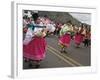 Dancers in Traditional Clothing at Carnival, Guaranda, Bolivar Province, Ecuador, South America-Robert Francis-Framed Photographic Print