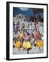 Dancers in Traditional Costume, Autumn Tsechu (Festival) at Trashi Chhoe Dzong, Bhutan, Asia-Christian Kober-Framed Photographic Print