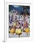 Dancers in Traditional Costume, Autumn Tsechu (Festival) at Trashi Chhoe Dzong, Bhutan, Asia-Christian Kober-Framed Photographic Print