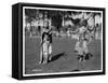 Dancers in Traditional Dress, Bangkok, Thailand, Early 20th Century-null-Framed Stretched Canvas