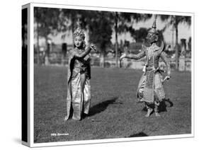 Dancers in Traditional Dress, Bangkok, Thailand, Early 20th Century-null-Stretched Canvas