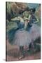 Dancers in Violet-Edgar Degas-Stretched Canvas