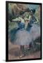 Dancers in Violet-Edgar Degas-Framed Giclee Print