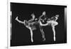 Dancers Jacques D'Amboise and Suki Schorr in NYC Ballet Production of "Stars and Stripes"-Gjon Mili-Framed Photographic Print