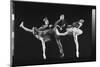Dancers Jacques D'Amboise and Suki Schorr in NYC Ballet Production of "Stars and Stripes"-Gjon Mili-Mounted Photographic Print