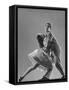 Dancers Kaye Popp and Stanley Catron Demonstrating the Lindy Hop-Gjon Mili-Framed Stretched Canvas