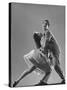 Dancers Kaye Popp and Stanley Catron Demonstrating the Lindy Hop-Gjon Mili-Stretched Canvas