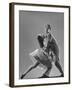 Dancers Kaye Popp and Stanley Catron Demonstrating the Lindy Hop-Gjon Mili-Framed Photographic Print