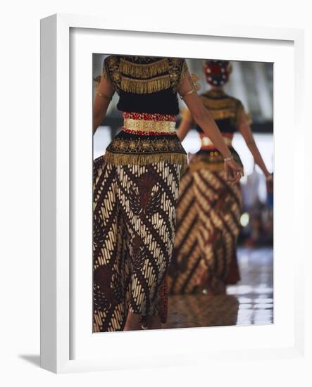 Dancers of Gamelan Performance Inside Kraton (Palace of Sultans), Yogyakarta, Java, Indonesia-Ian Trower-Framed Photographic Print