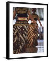 Dancers of Gamelan Performance Inside Kraton (Palace of Sultans), Yogyakarta, Java, Indonesia-Ian Trower-Framed Photographic Print