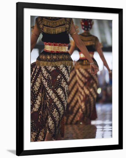 Dancers of Gamelan Performance Inside Kraton (Palace of Sultans), Yogyakarta, Java, Indonesia-Ian Trower-Framed Photographic Print