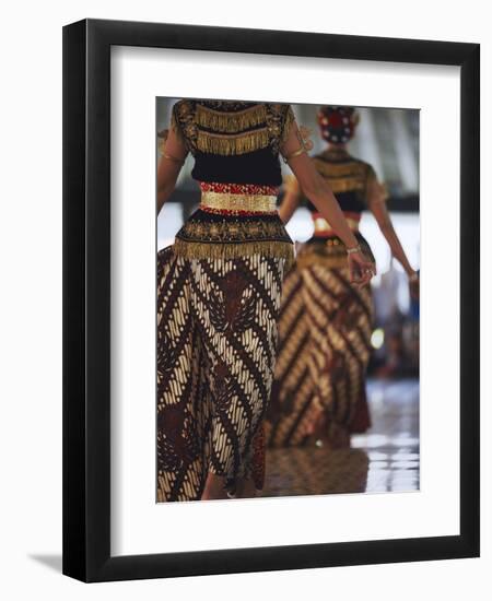 Dancers of Gamelan Performance Inside Kraton (Palace of Sultans), Yogyakarta, Java, Indonesia-Ian Trower-Framed Premium Photographic Print
