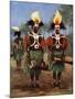 Dancers of the Fly River Region, Papua New Guinea, 1920-null-Mounted Giclee Print