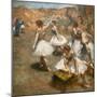 Dancers on the stage. Around 1889-1894. Oil on canvas.-Edgar Degas-Mounted Giclee Print
