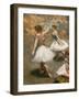 Dancers on the stage (detail). Around 1889-1894. Oil on canvas.-Edgar Degas-Framed Giclee Print