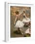 Dancers on the stage (detail). Around 1889-1894. Oil on canvas.-Edgar Degas-Framed Giclee Print