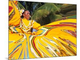 Dancers Performing in Costume, Costa Maya, Mexico-Bill Bachmann-Mounted Photographic Print