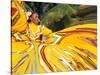 Dancers Performing in Costume, Costa Maya, Mexico-Bill Bachmann-Stretched Canvas