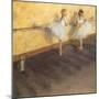 Dancers Practicing at the Bar, 1876-Edgar Degas-Mounted Giclee Print