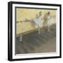 Dancers Practicing at the Barre-Edgar Degas-Framed Giclee Print