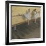 Dancers Practising at the Barre, 1877-Edgar Degas-Framed Giclee Print