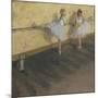 Dancers Practising at the Barre, 1877-Edgar Degas-Mounted Giclee Print