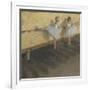 Dancers Practising at the Barre, 1877-Edgar Degas-Framed Giclee Print