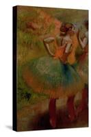 Dancers Wearing Green Skirts, circa 1895-Edgar Degas-Stretched Canvas