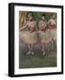 Dancers Wearing Salmon Coloured Skirts-Edgar Degas-Framed Giclee Print