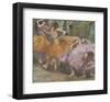 Dancers with Fans, c. 1898-Edgar Degas-Framed Art Print