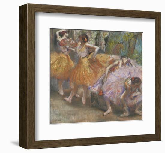 Dancers with Fans, c. 1898-Edgar Degas-Framed Art Print