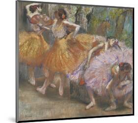 Dancers with Fans, c. 1898-Edgar Degas-Mounted Art Print