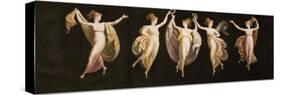 Dancers with Veils and Crowns-Antonio Canova-Stretched Canvas