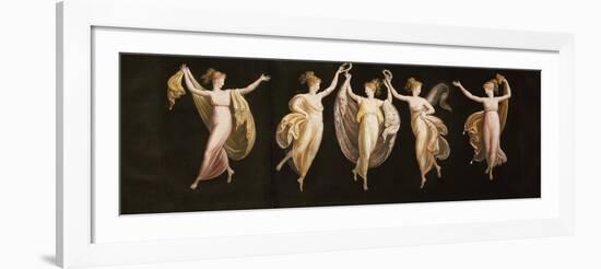 Dancers with Veils and Crowns-Antonio Canova-Framed Giclee Print