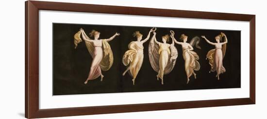 Dancers with Veils and Crowns-Antonio Canova-Framed Giclee Print