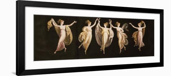 Dancers with Veils and Crowns-Antonio Canova-Framed Giclee Print