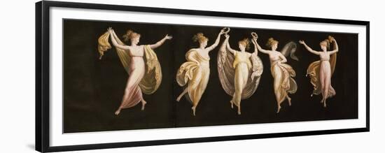 Dancers with Veils and Crowns-Antonio Canova-Framed Giclee Print