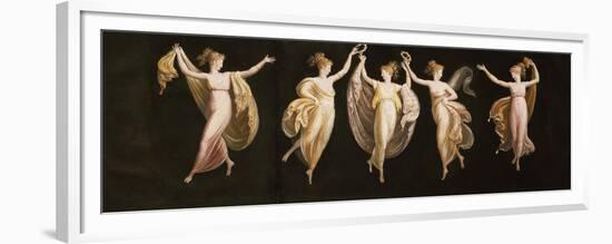 Dancers with Veils and Crowns-Antonio Canova-Framed Giclee Print