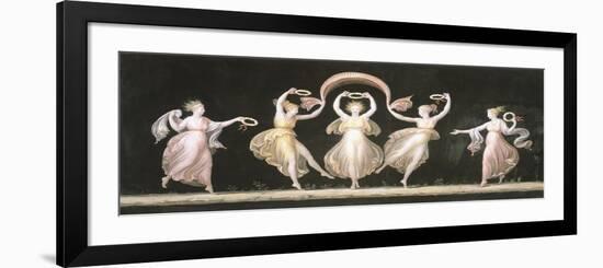 Dancers with Veils and Crowns-Antonio Canova-Framed Giclee Print