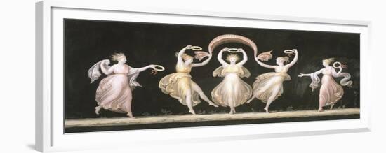 Dancers with Veils and Crowns-Antonio Canova-Framed Giclee Print